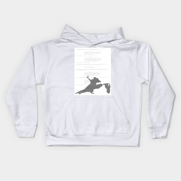 Ego screenplay Kids Hoodie by cinefille